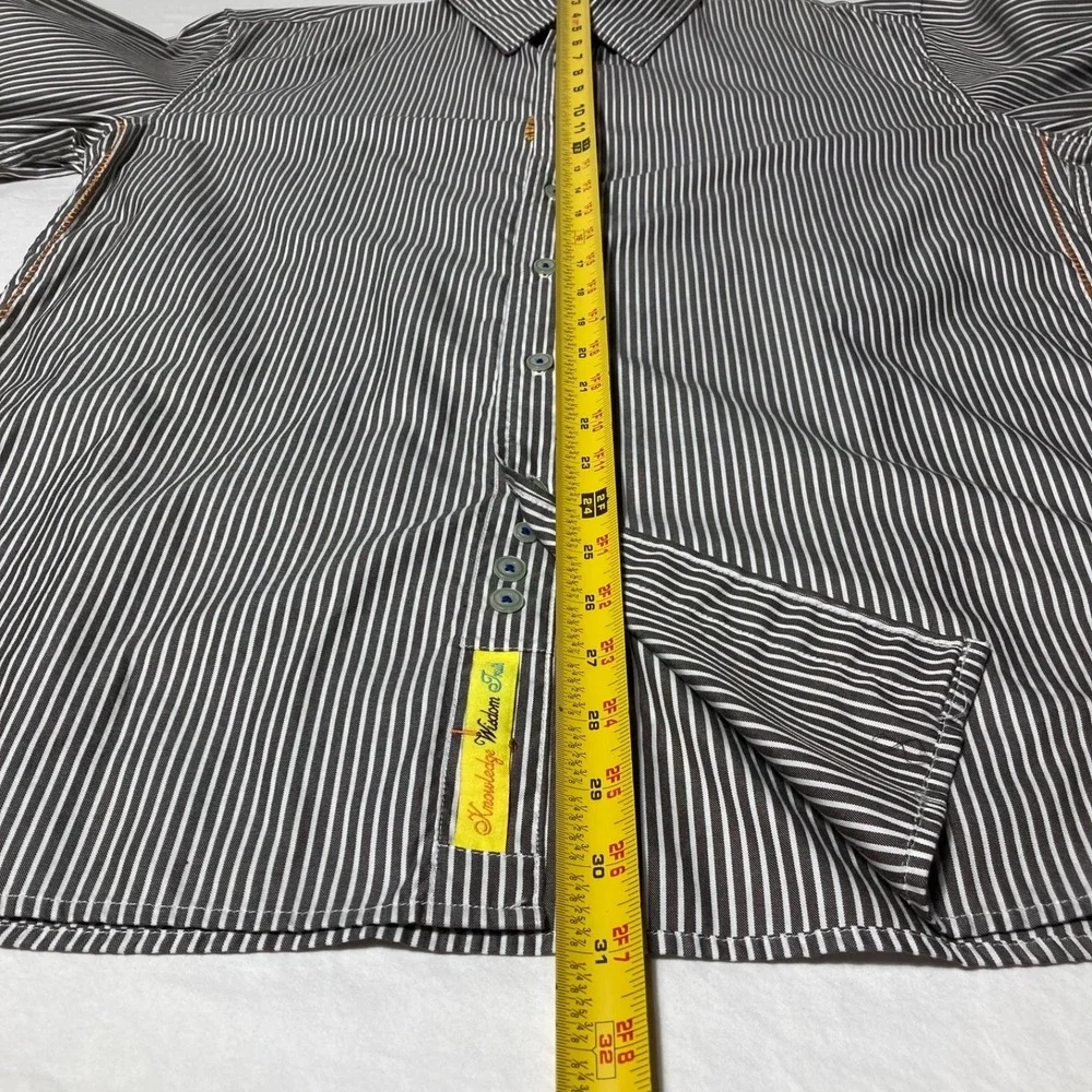 Robert Graham FRESHLY LAUNDERED SHIRT Striped w/  Rainbow Accents Men's Size XXL